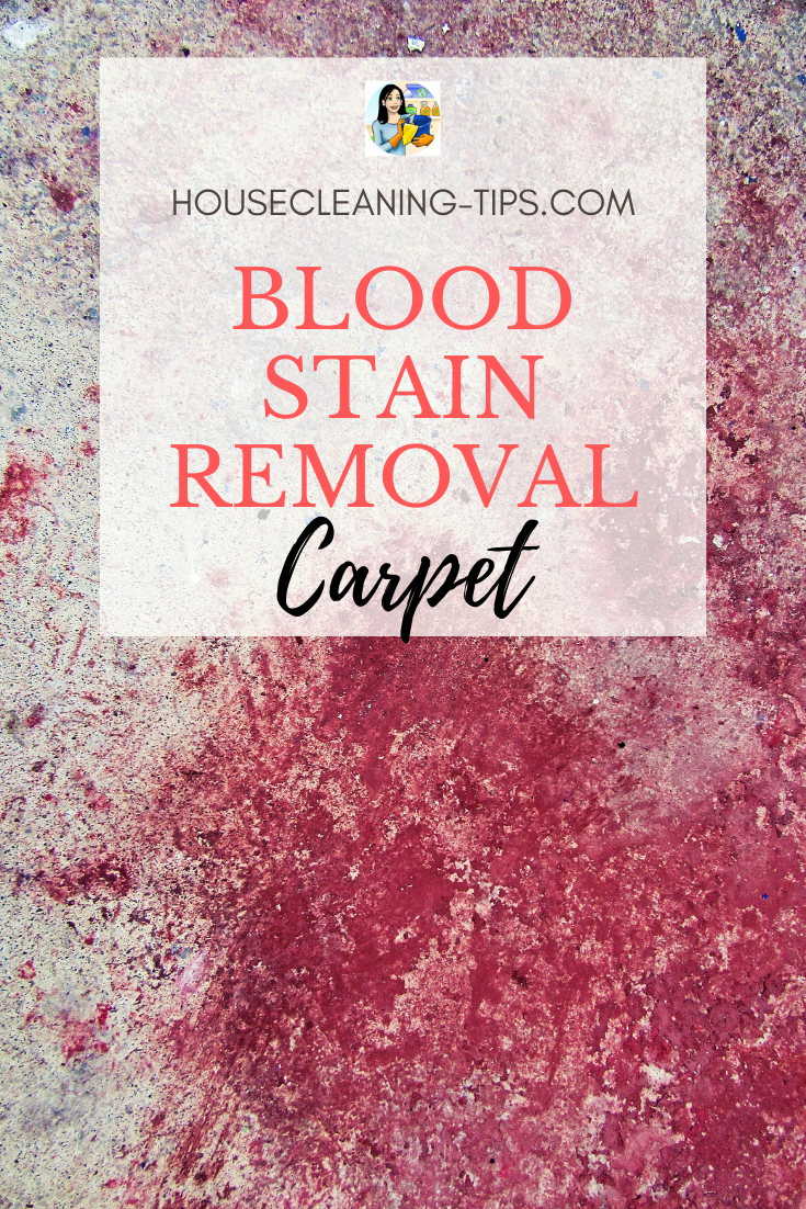 Upholstery Cleaning Tips - 4 Steps to Get Blood Stains out of Fabric 